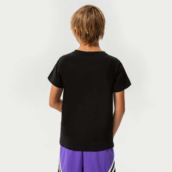 Детска тениска ADIDAS ТЕНИСКА TREFOIL TEE BOY dv2905 цвят черен