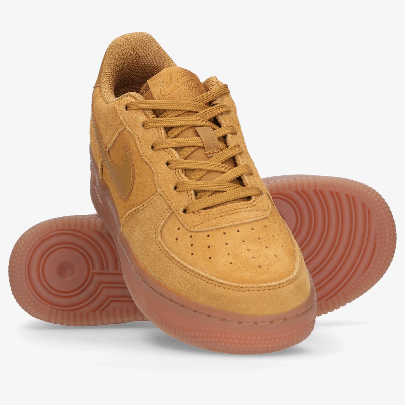 Детски маратонки NIKE AIR FORCE 1 LV8 3 bq5485-700 цвят кафяв