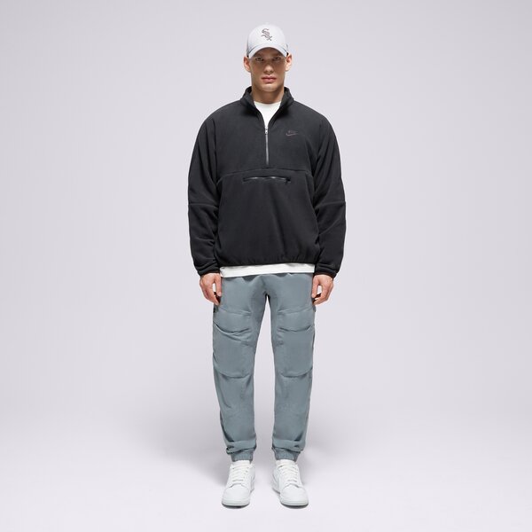 Мъжки суичър NIKE СУИТЧЪР M NK CLUB+ PLR LS HZ ТОП dx0525-010 цвят черен