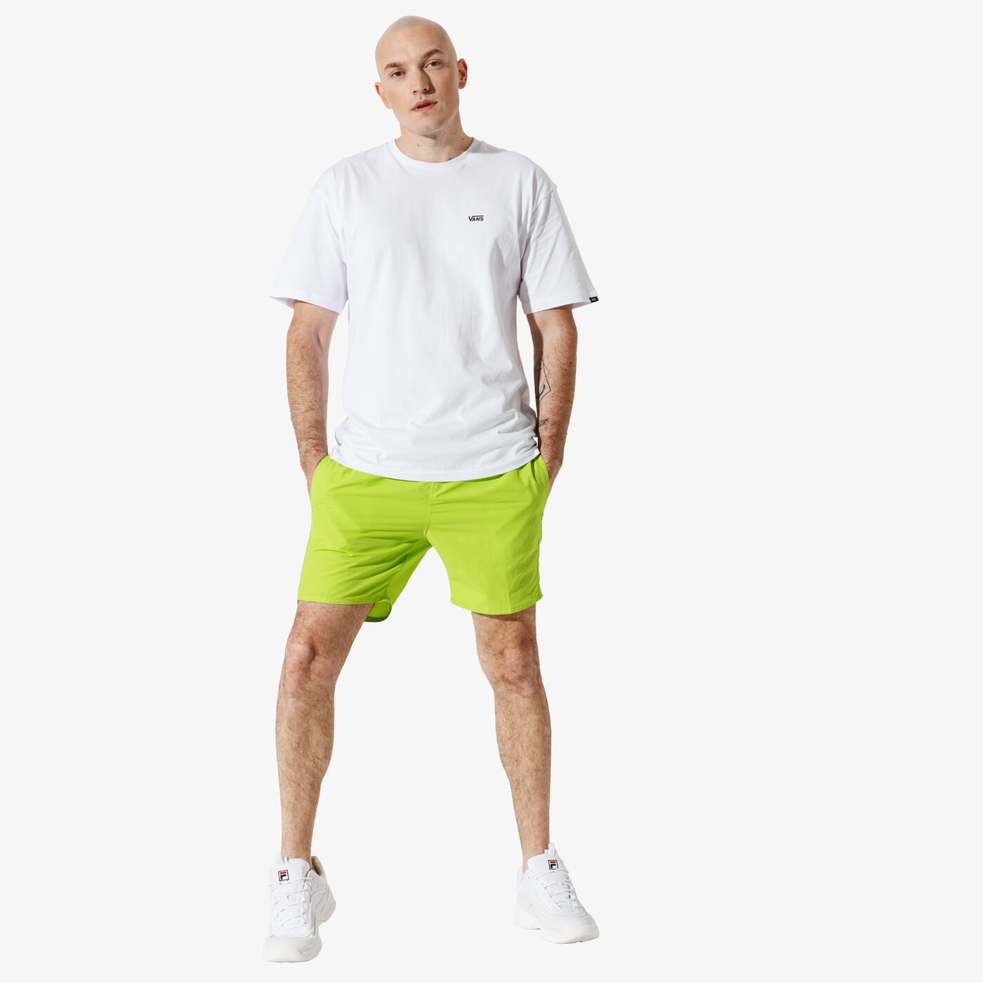 Мъжки къси панталони CONFRONT ПЛУВНИ ШОРТИ BAYWATCH cf19szm35001 цвят жълт