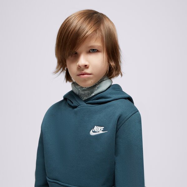 Детски суичър NIKE СУИТЧЪР С КАЧУЛКА K NSW CLUB FLC HDY LBR BOY fd3000-328 цвят зелен