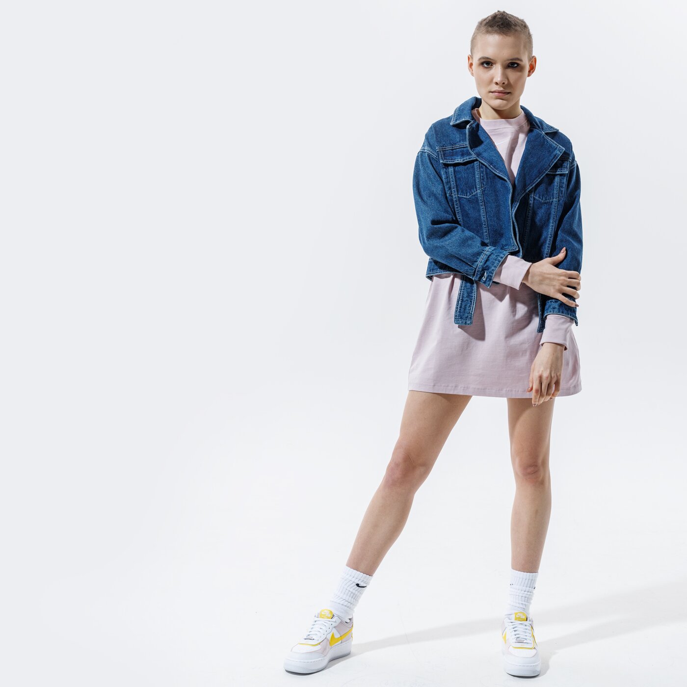 Дамски NIKE РОКЛЯ SPORTSWEAR ESSENTIAL cu6509-645 цвят розов