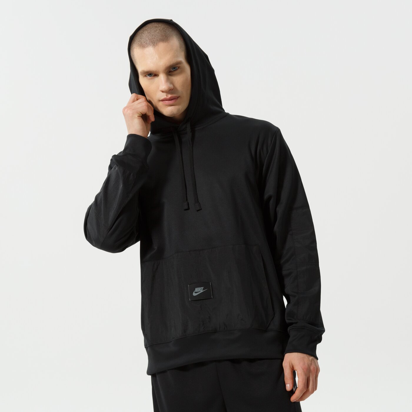 Мъжки суичър NIKE СУИТЧЪР С КАЧУЛКА NSW SPU DF FLC PO HOODIE BB dq5103-010 цвят черен