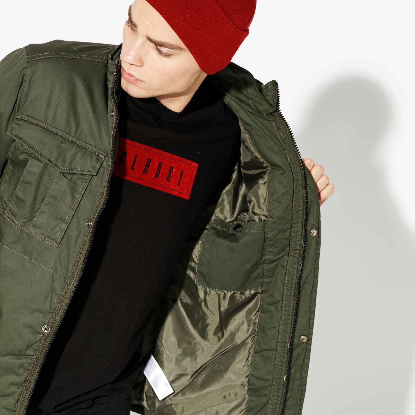 Мъжко зимно яке CONFRONT ЯКЕ OPAL cf38kum28001 цвят каки