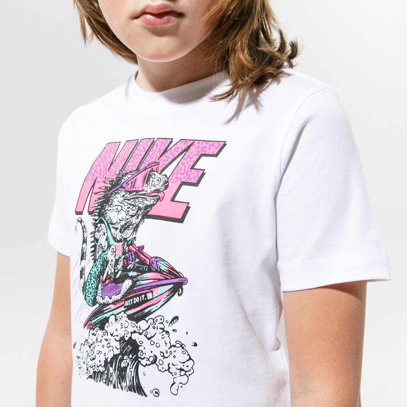 Детска тениска NIKE ТЕНИСКА SPORTSWEAR dh6522-100 цвят бял