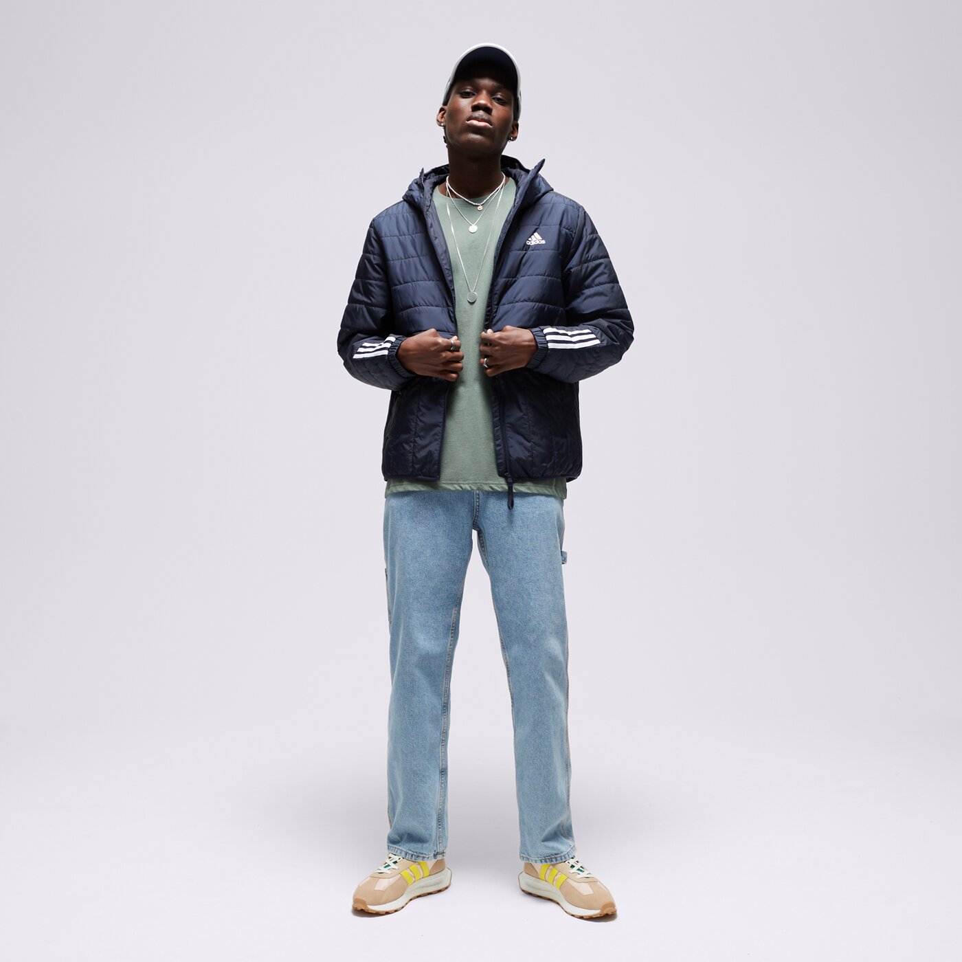 Мъжко зимно яке ADIDAS ЯКЕ ЗИМНО ITAVIC L HO JKT gt1682 цвят тъмносин