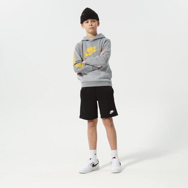 Детски суичър NIKE СУИТЧЪР С КАЧУЛКА B NSW NIKE AIR PO HOODIE BOY dm8109-073 цвят сив