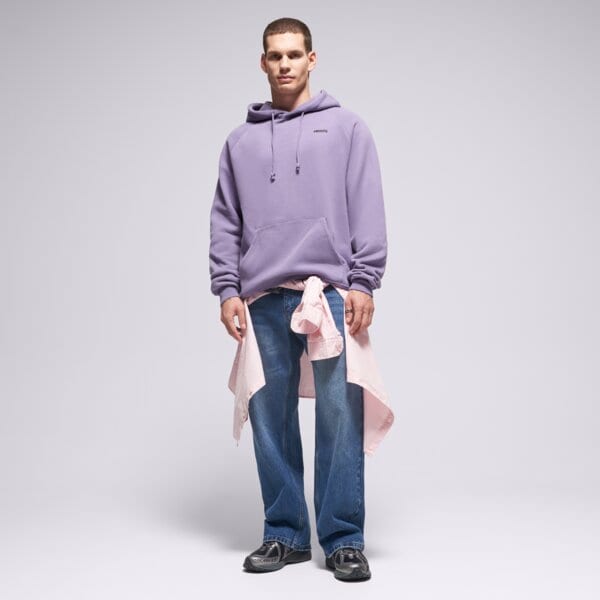 Мъжки суичър PROSTO СУИТЧЪР С КАЧУЛКА HOODIE SKIZZLE WASHED LAVENDER kl252mswe2183 цвят лавандулов