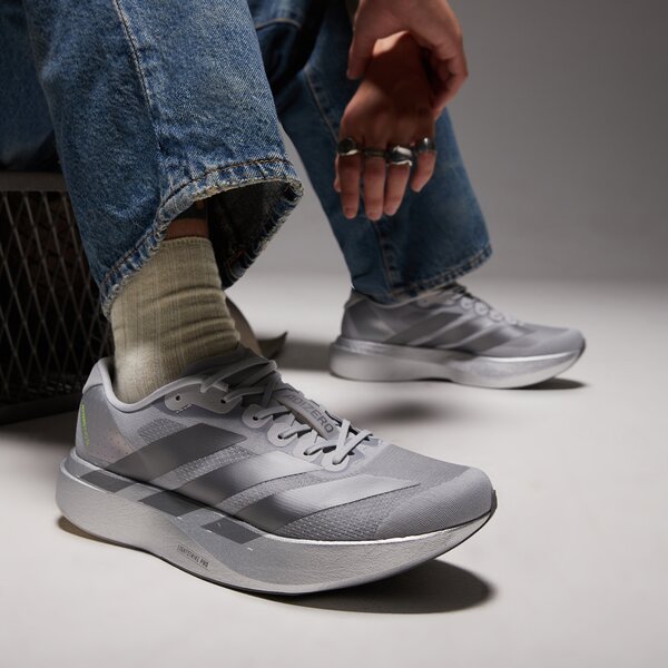 Мъжки маратонки ADIDAS ADIZERO EVO SL  jr3419 цвят сив
