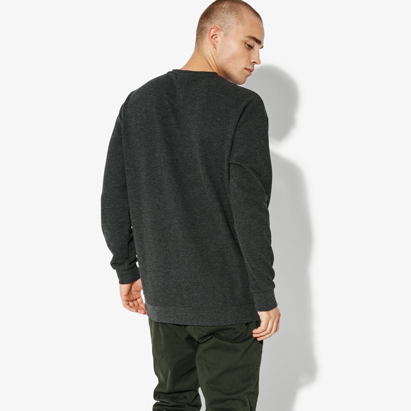 Мъжки суичър CONFRONT СУИТЧЪР ТОПAZ cf38blm15001 цвят сив