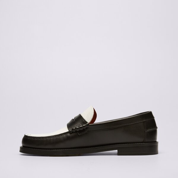 Мъжки кежуал NAKED WOLFE RIVIERA BLACK LEATHER nwrivierablackwhite цвят черен