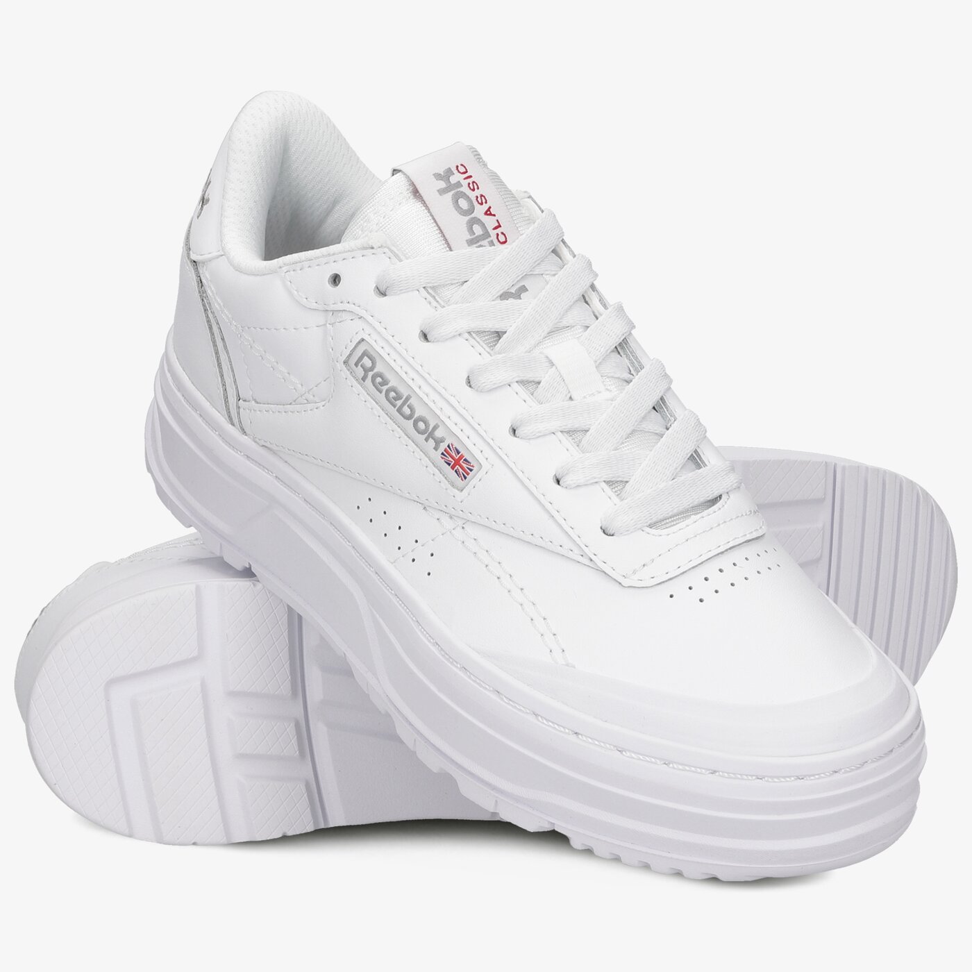 Дамски маратонки REEBOK CLUB C DOUBLE GEO gw0223 цвят бял