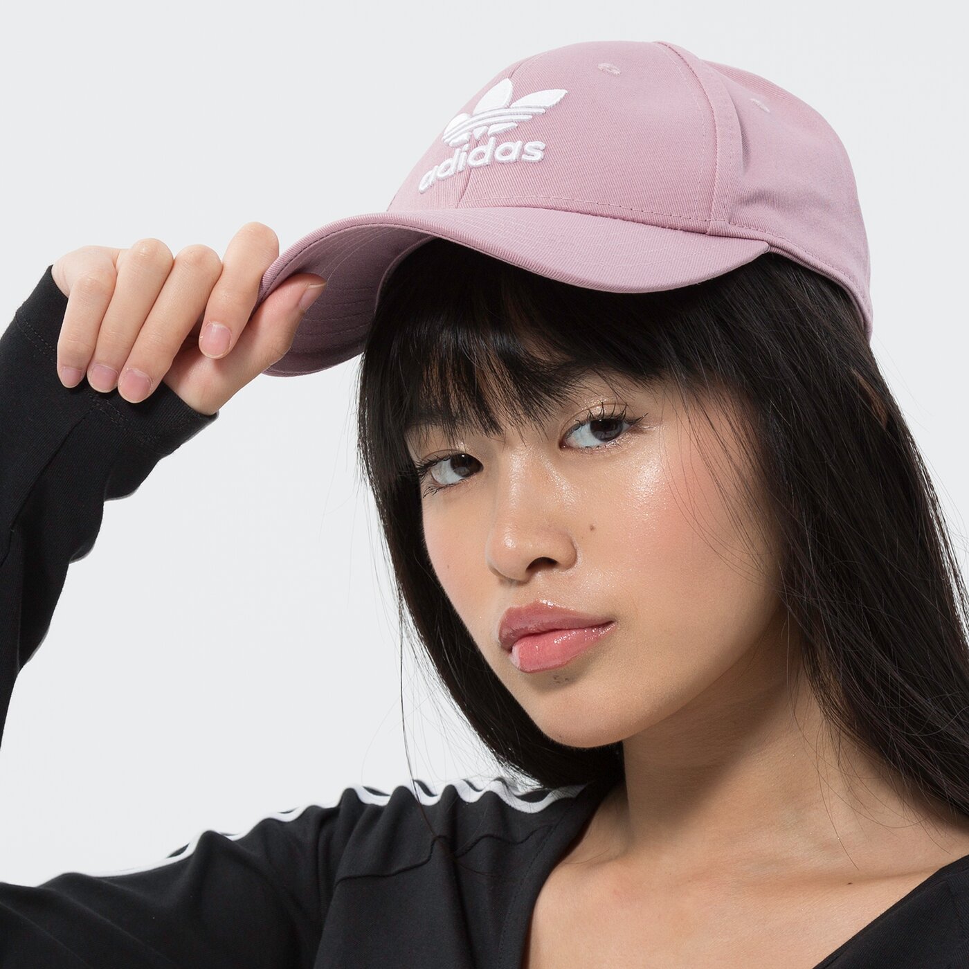 Дамска шапка с козирка ADIDAS ШАПКА BASEB CLASS TRE hd9700 цвят розов