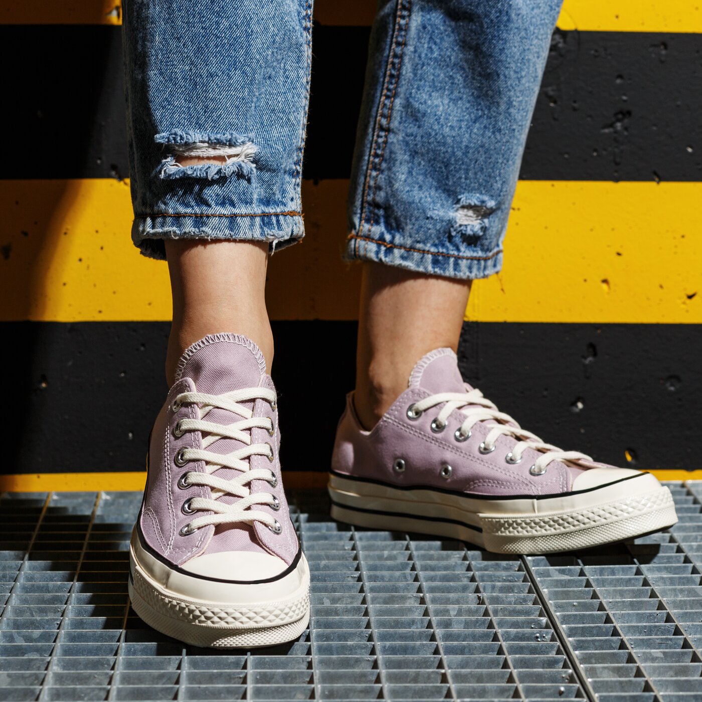 Дамски маратонки CONVERSE CHUCK 70 171478c цвят виолетов