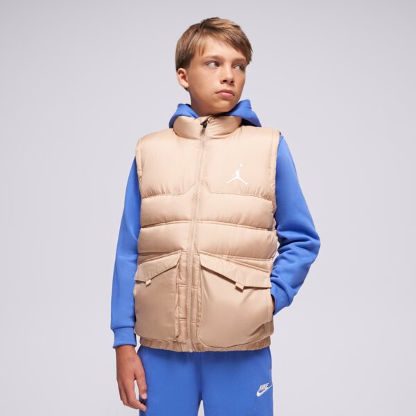 JORDAN ЕЛЕК JDB PUFFER FILLED VEST GIRL 95d532-j7p цвят бежов