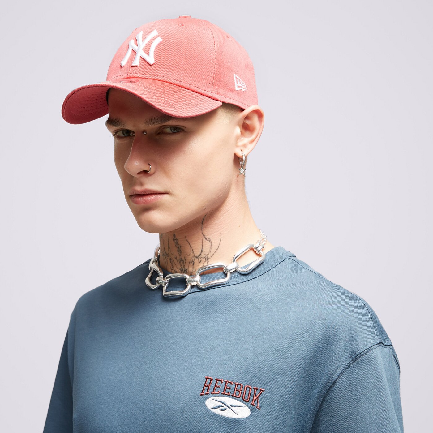 Мъжка шапка с козирка NEW ERA ШАПКА LE 940 NYY NEW YORK YANKEES 60364444 цвят розов