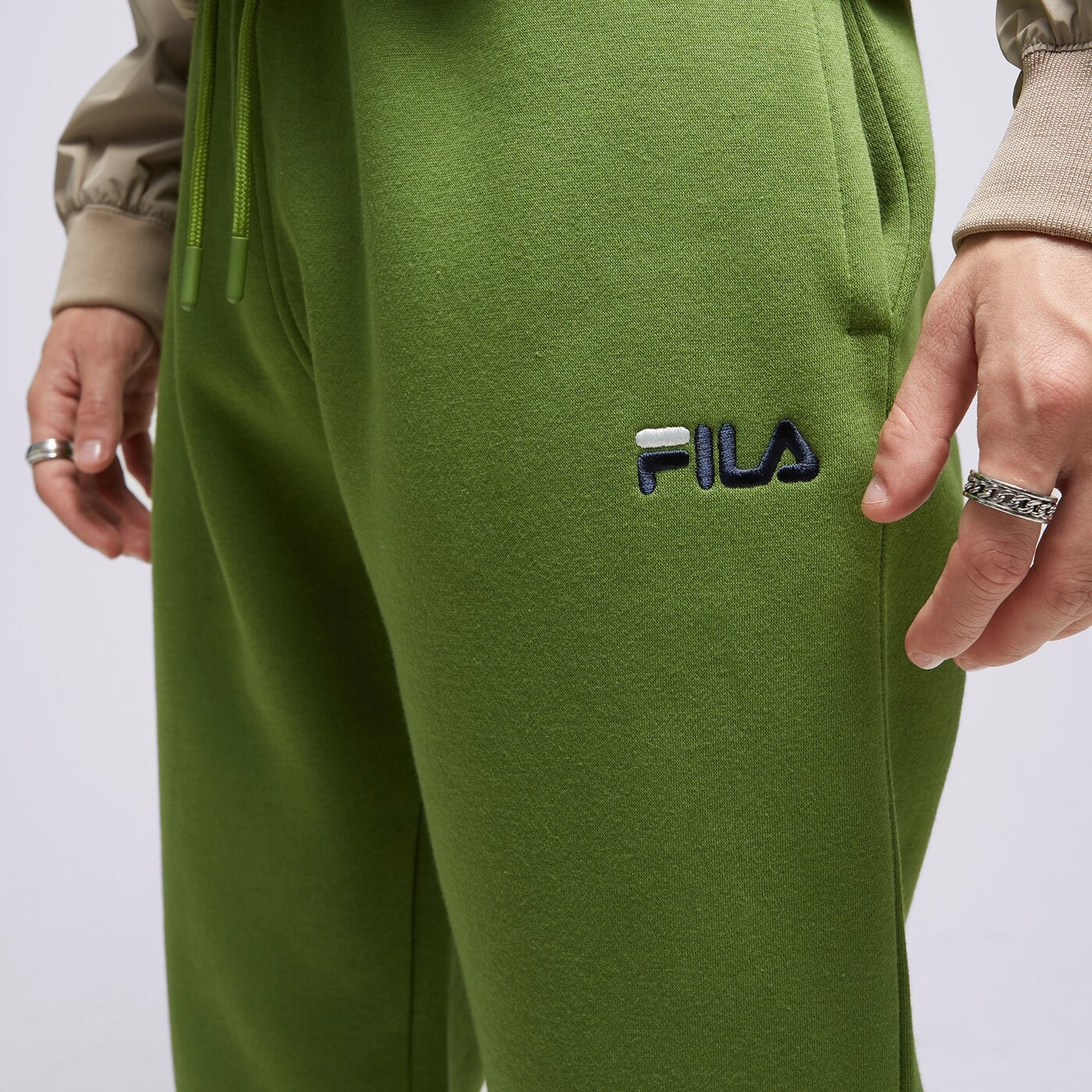 Мъжки панталони FILA ПАНТАЛОНИ DUBLIN fw23spm197568 цвят зелен