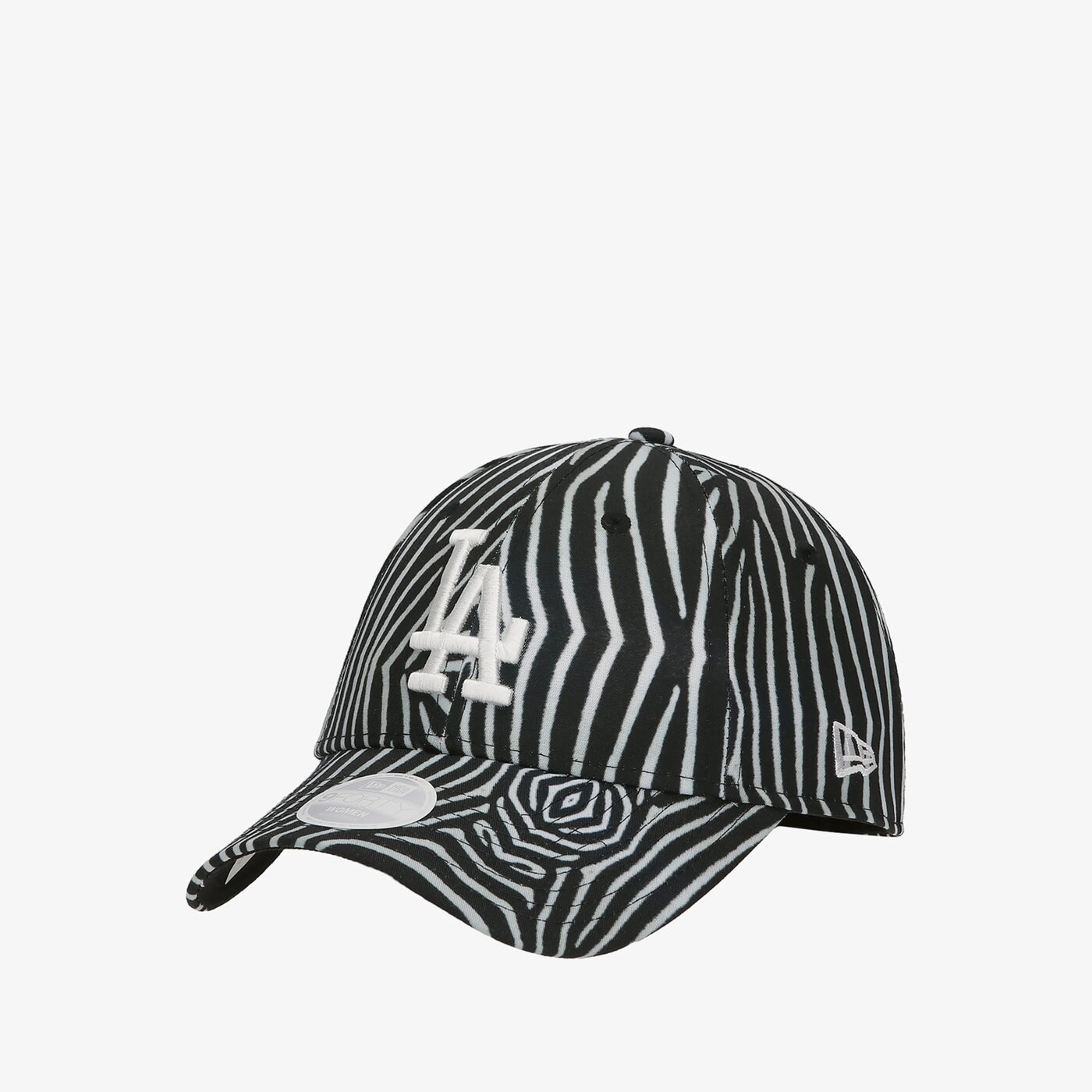 Дамска шапка с козирка NEW ERA ШАПКА WMNS ANIMAL PRINT 940 ZEBRA LOS ANGELES DODGER 60240402 цвят черен