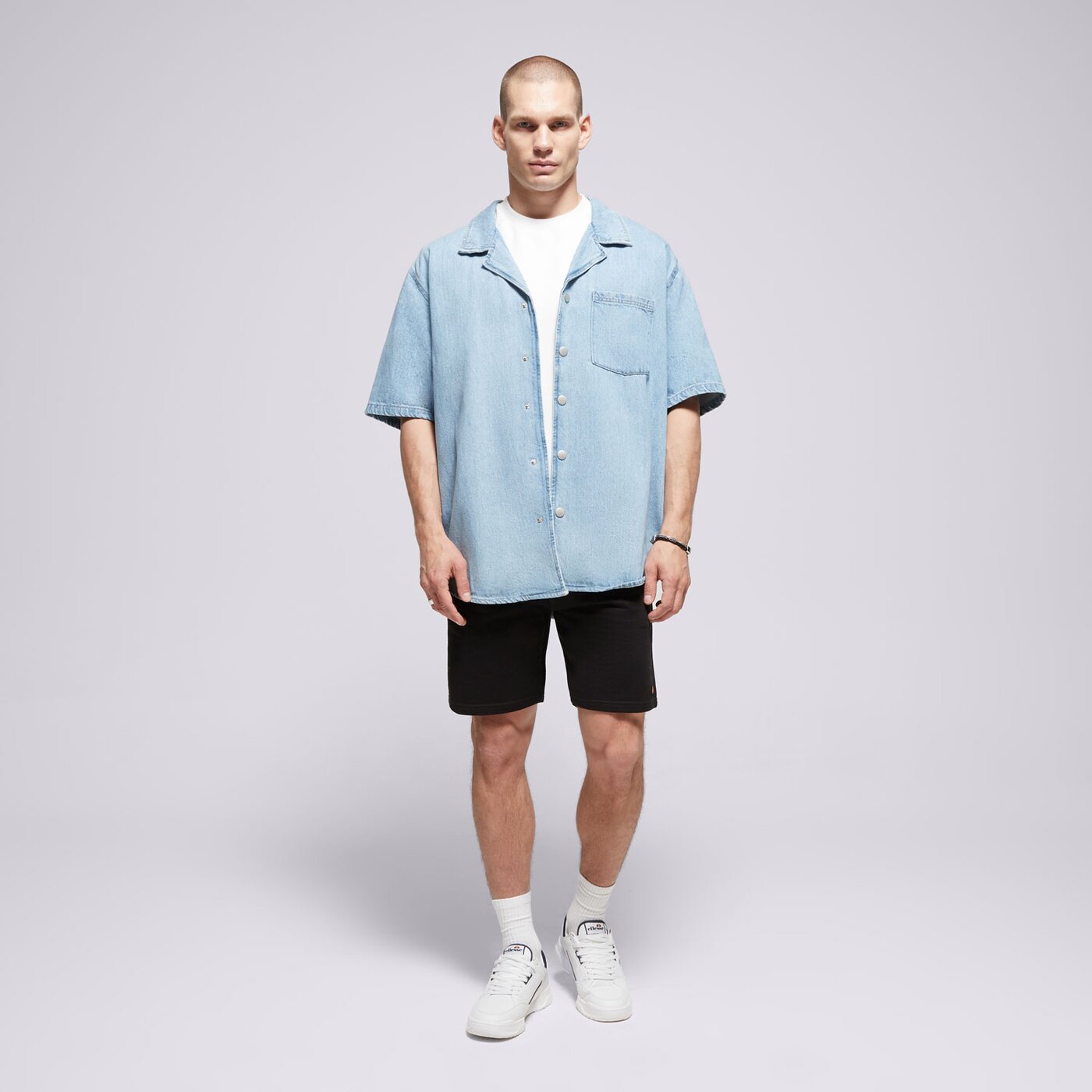 Мъжки къси панталони ELLESSE ШОРТИ RAFFADALI SHORTS BLK smg23452011 цвят черен