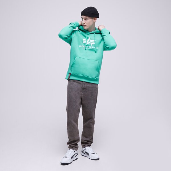 Мъжки суичър ALPHA INDUSTRIES СУИТЧЪР С КАЧУЛКА BASIC 178312676 цвят син