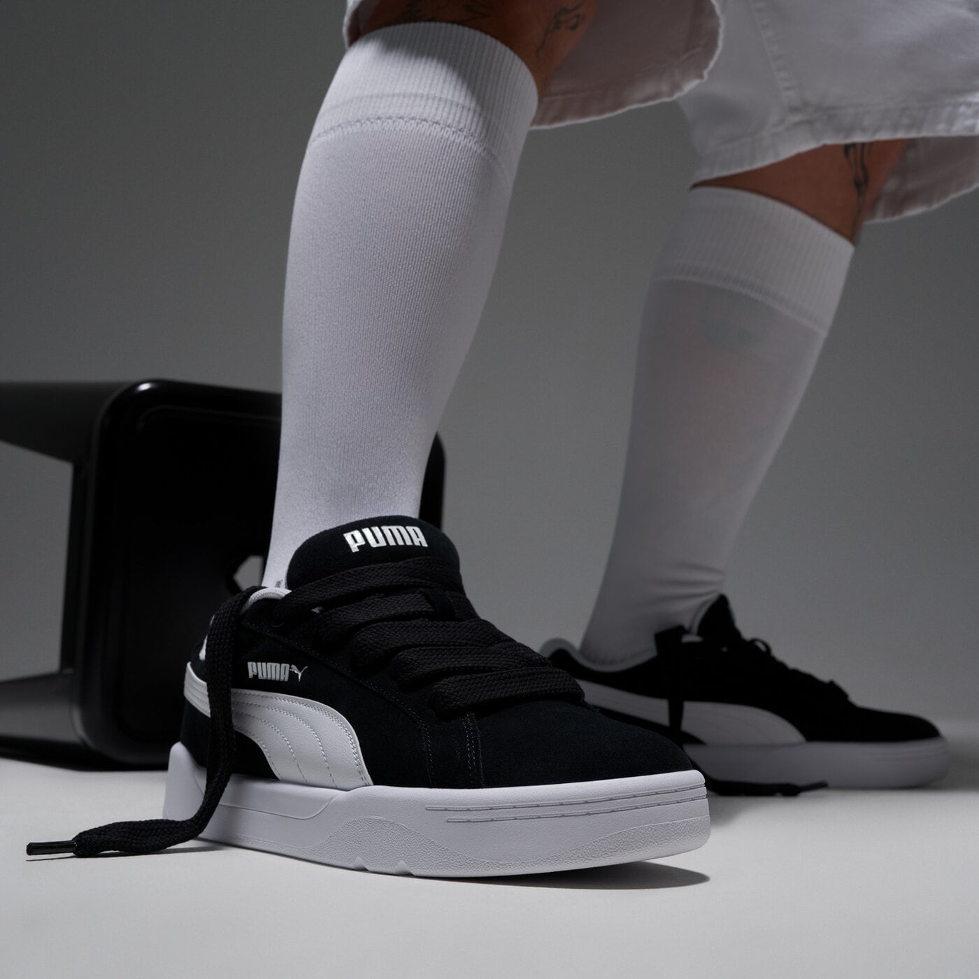 Мъжки маратонки PUMA PARK LIFESTYLE EASY SD 40070701 цвят черен