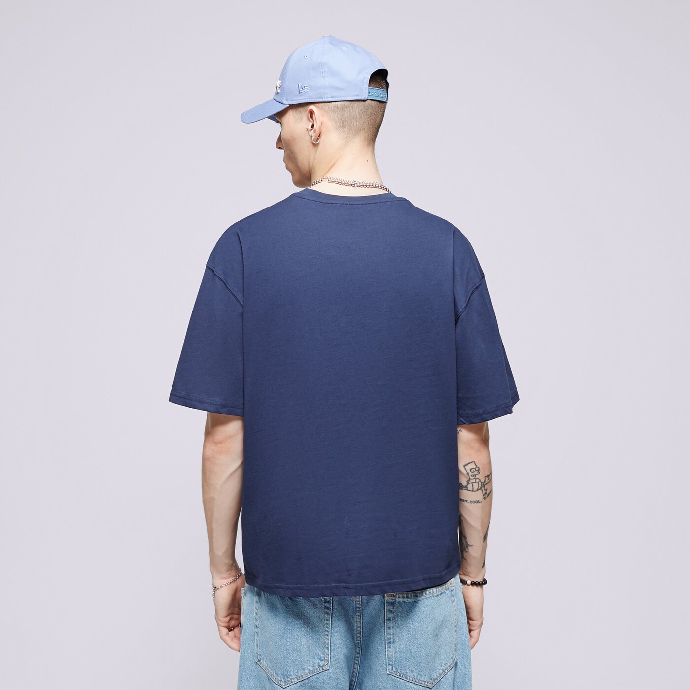 Мъжка тениска ALPHA INDUSTRIES ТЕНИСКА COLLEGE T 146501697 цвят тъмносин