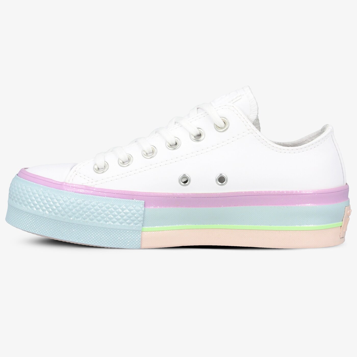 Дамски маратонки CONVERSE CHUCK TAYLOR ALL STAR LIFT 566156c цвят бял