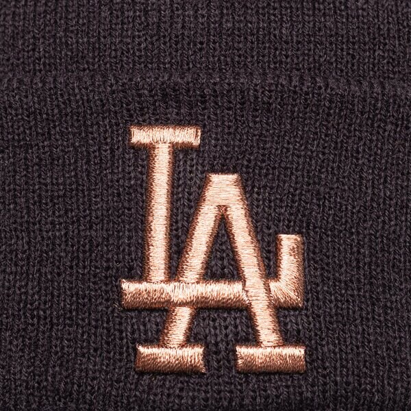 Дамска зимна шапка NEW ERA ШАПКА WMNS MET LOGO BEANIE LA DODGERS LOS ANGELES DO 60284812 цвят тъмносин