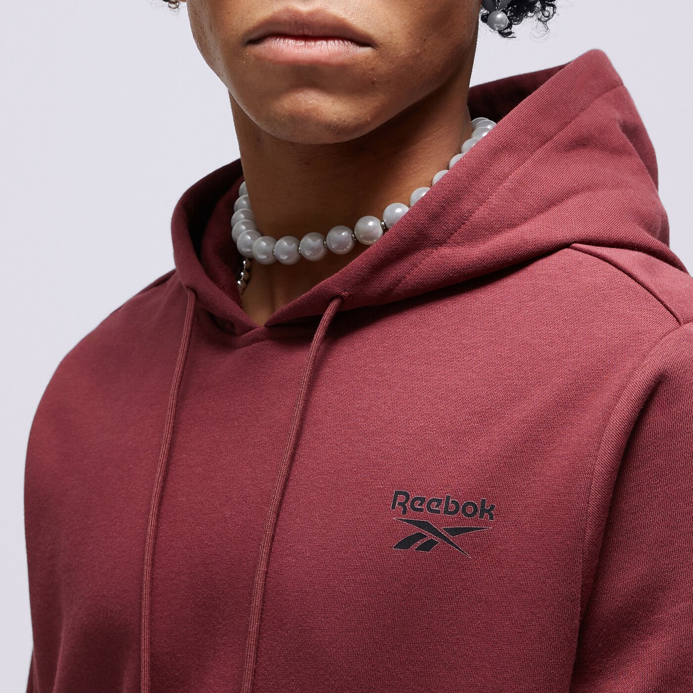 Мъжки суичър REEBOK СУИТЧЪР REEBOK ID FLEECE OTH 100071336 цвят бордо