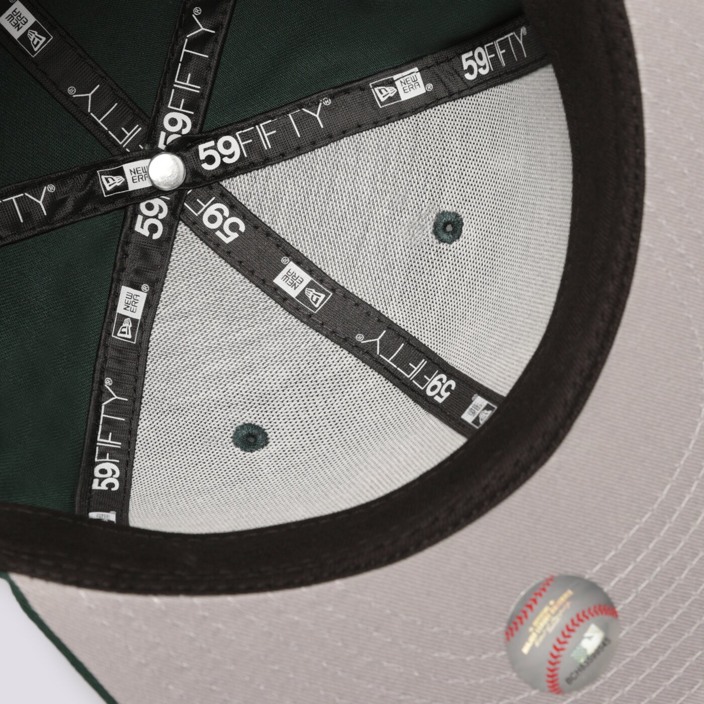 Мъжка шапка с козирка NEW ERA ШАПКА TEAM SIDE PATCH 5950 ATHLETICS OAKLAND ATHLETI 60364375 цвят зелен