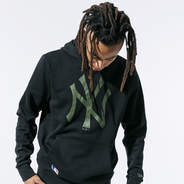 Мъжки суичър NEW ERA СУИТЧЪР С КАЧУЛКА MLB HOODY NYY NEW YORK YANKEES BLK 12123928 цвят черен