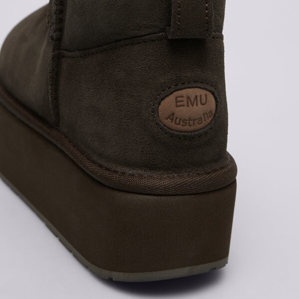 Дамски кежуал EMU AUSTRALIA STINGER MICRO FLATFORM w13082chocolate цвят кафяв