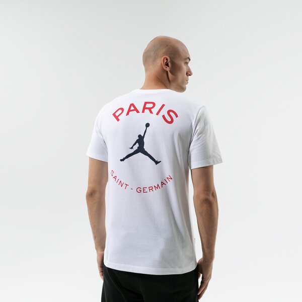 Мъжка тениска JORDAN ТЕНИСКА PARIS SAINT-GERMAIN LOGO db6514-100 цвят бял