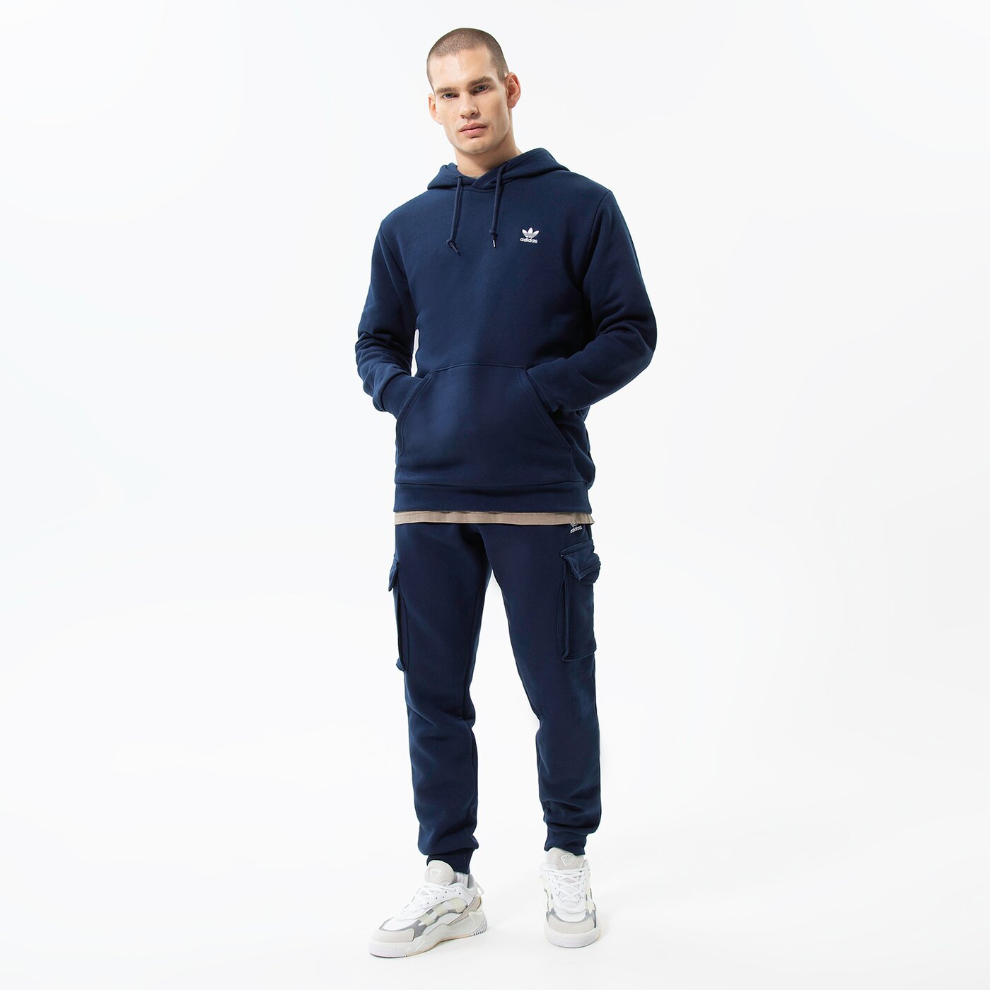 Мъжки панталони ADIDAS ПАНТАЛОНИ ESSENTIALS C P hk0185 цвят тъмносин