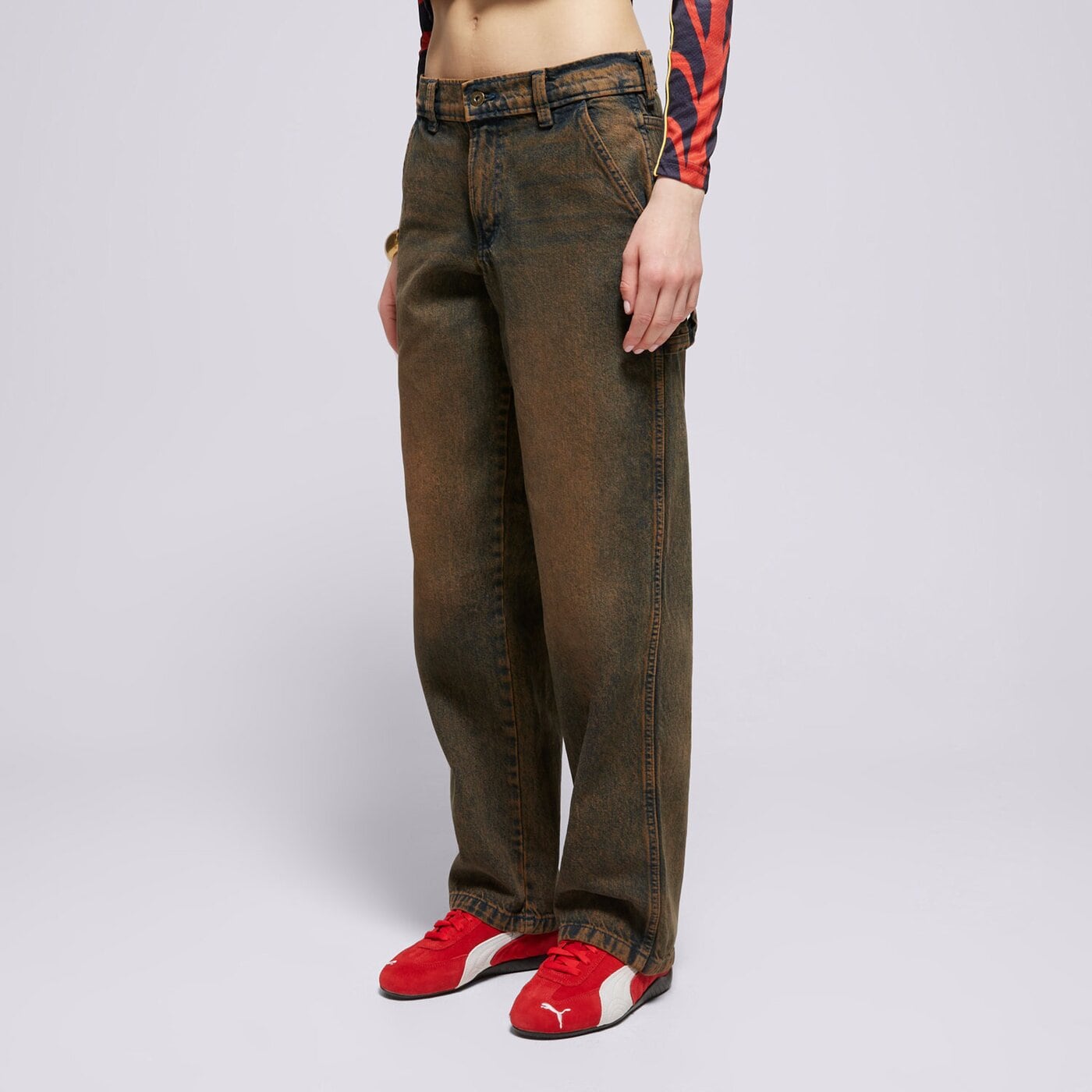 Дамски панталони DICKIES ПАНТАЛОНИ STEVENSVILLE CARPENTER W dk0a863sk591 цвят син