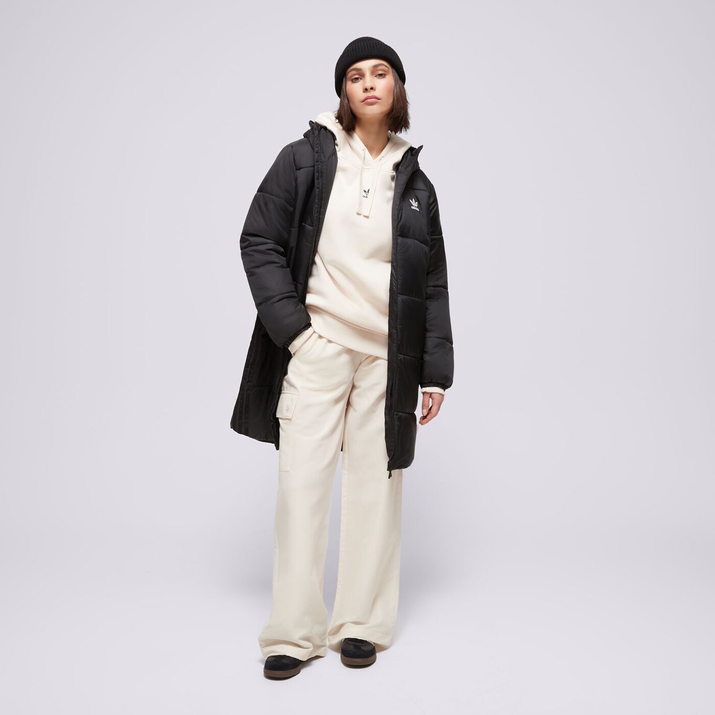 Дамски суичър ADIDAS СУИТЧЪР С КАЧУЛКА ESS HOODIE iy9619 цвят бял