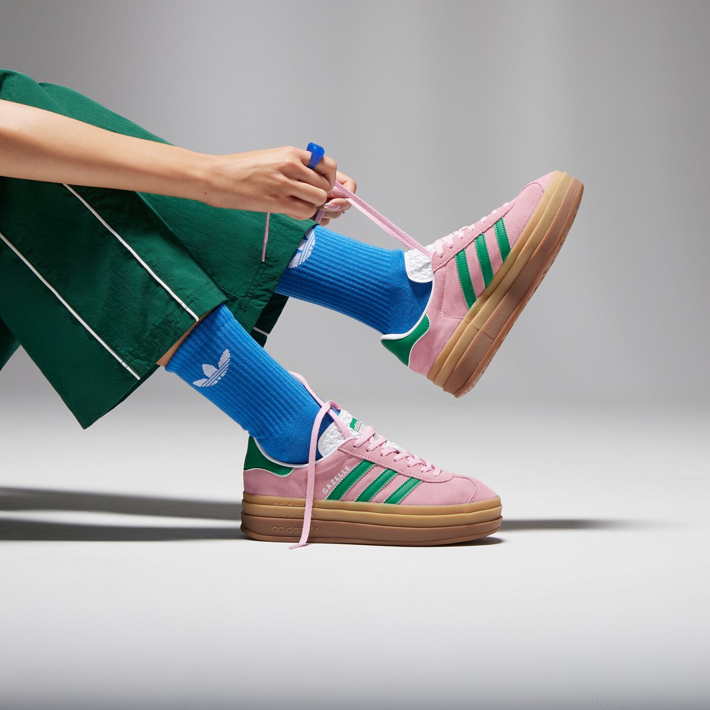 Дамски маратонки ADIDAS GAZELLE BOLD W ie0420 цвят розов