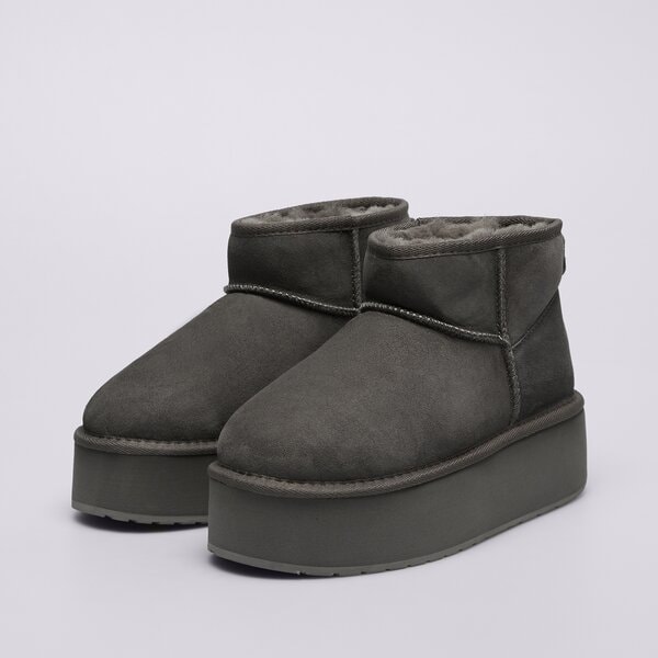 Дамски кежуал EMU AUSTRALIA STINGER MICRO FLATFORM  w13082charcoal цвят сив