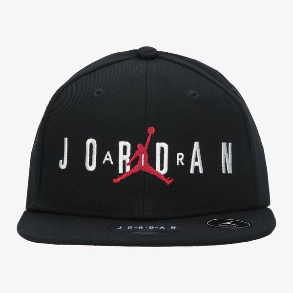 Детска шапка с козирка JORDAN ШАПКА JAN JORDAN JUMPMAN JR AIR CAP 9a0128-023 цвят черен