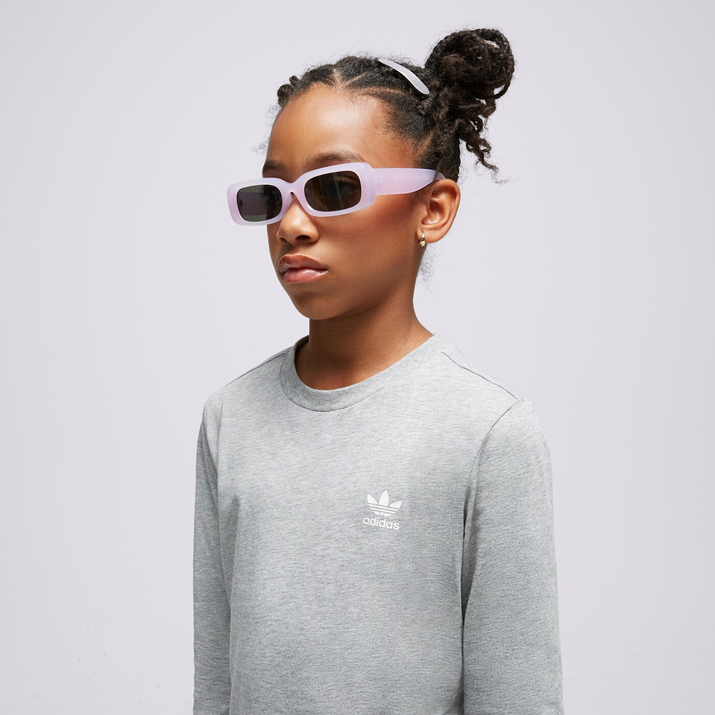 Детска тениска ADIDAS ТЕНИСКА LS BOY il2485 цвят сив