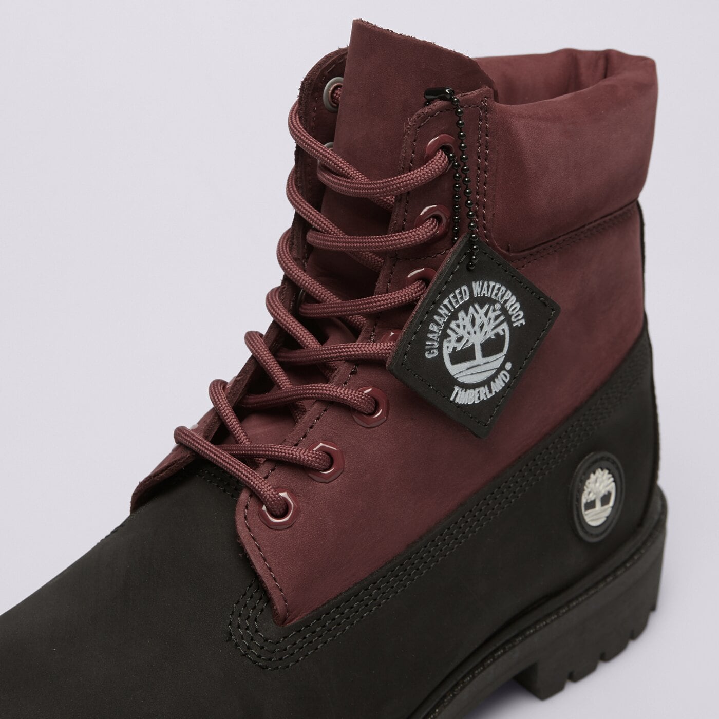 Мъжки зимни обувки TIMBERLAND 6 IN PREMIUM tb0a2p6weje1 цвят бордо