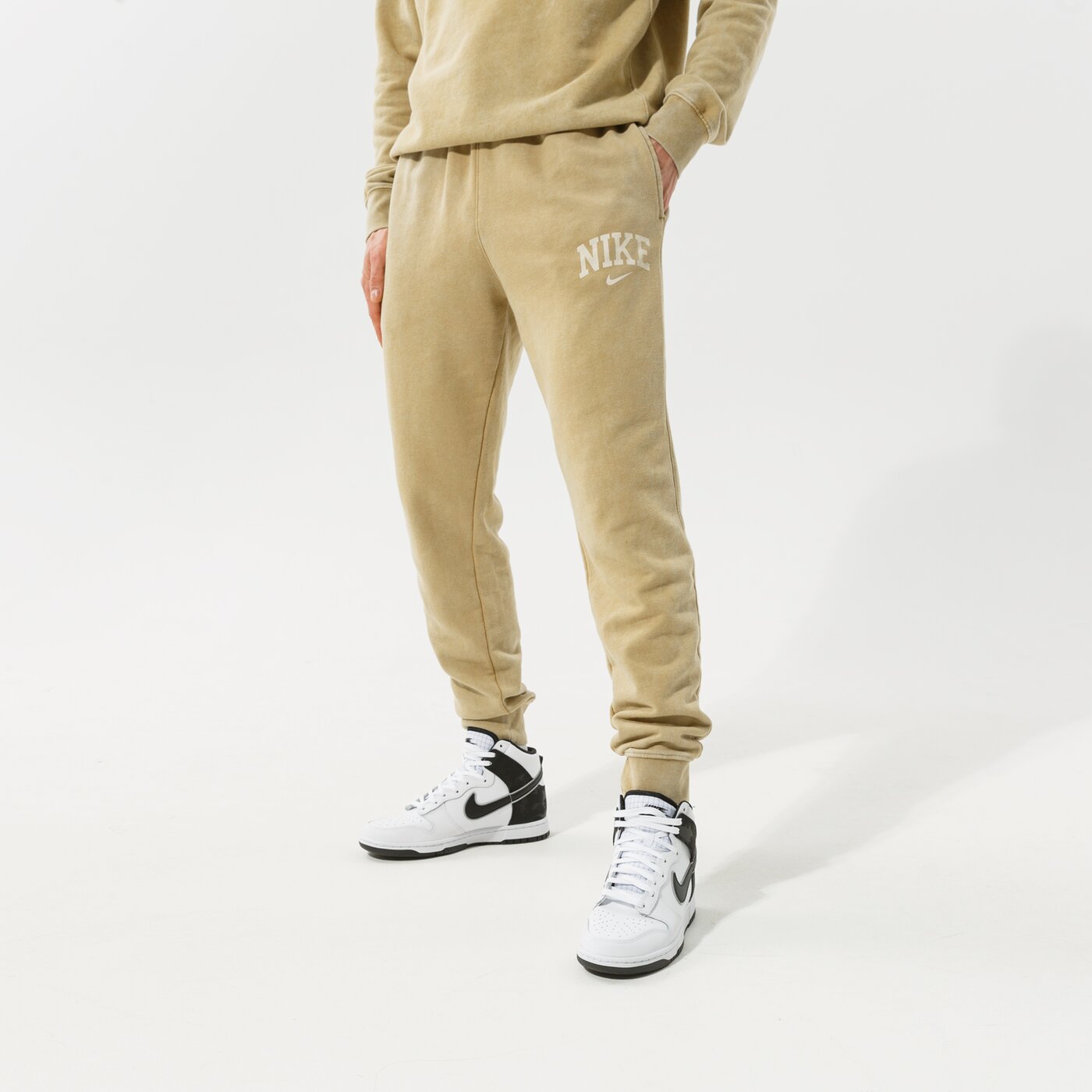 Мъжки панталони NIKE ПАНТАЛОНИ M NSW ARCH FLC JOGGER FT dc0723-297 цвят каки