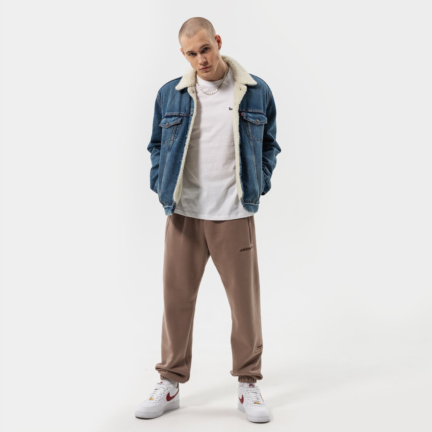 Мъжка тениска TIMBERLAND ТЕНИСКА SMALL LOGO PRINT tb0a5pgz1001 цвят бял