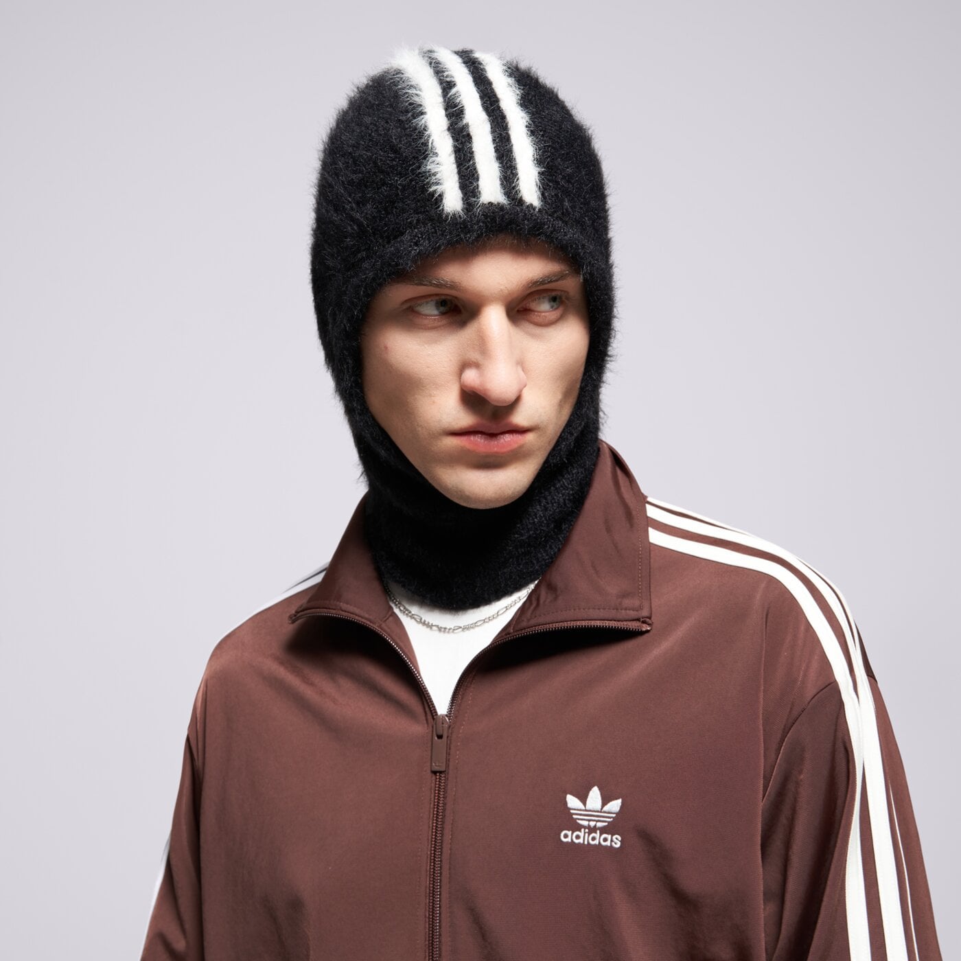 Дамска зимна шапка ADIDAS ШАПКА BALACLAVA jw7993 цвят черен