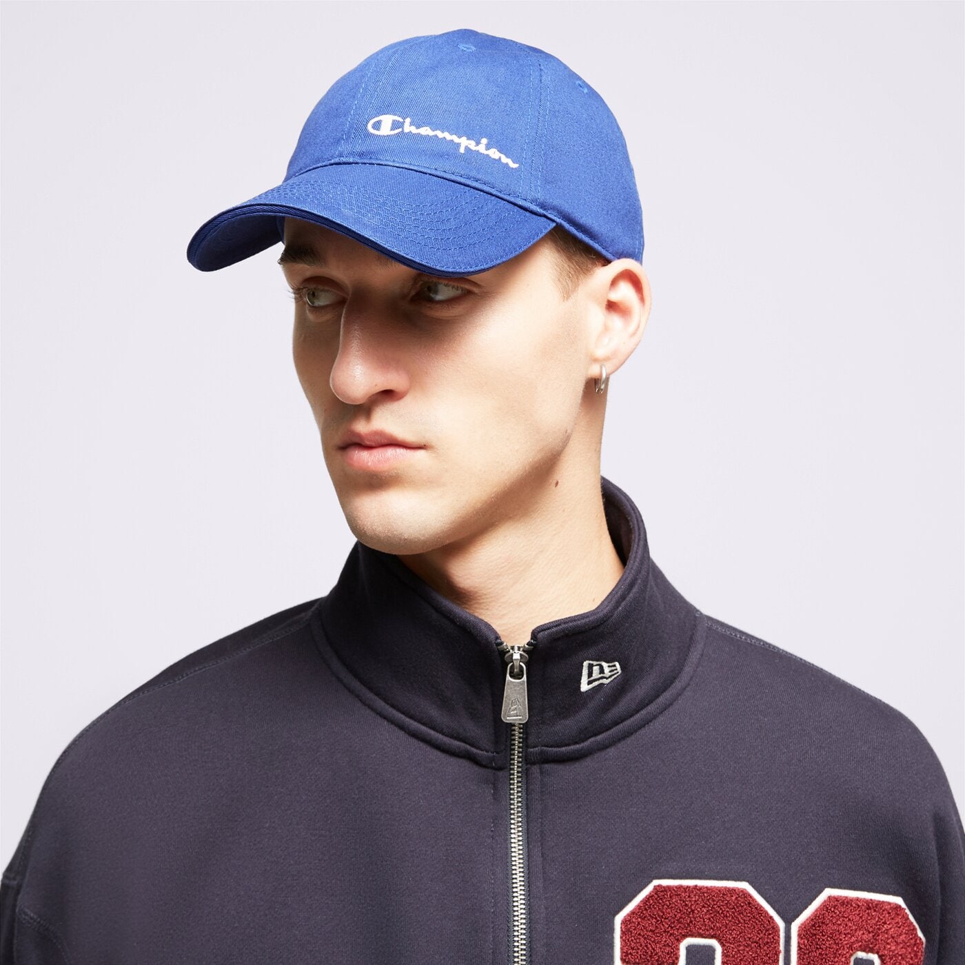 Мъжка шапка с козирка CHAMPION ШАПКА BASEBALL CAP 802340bs559 цвят син