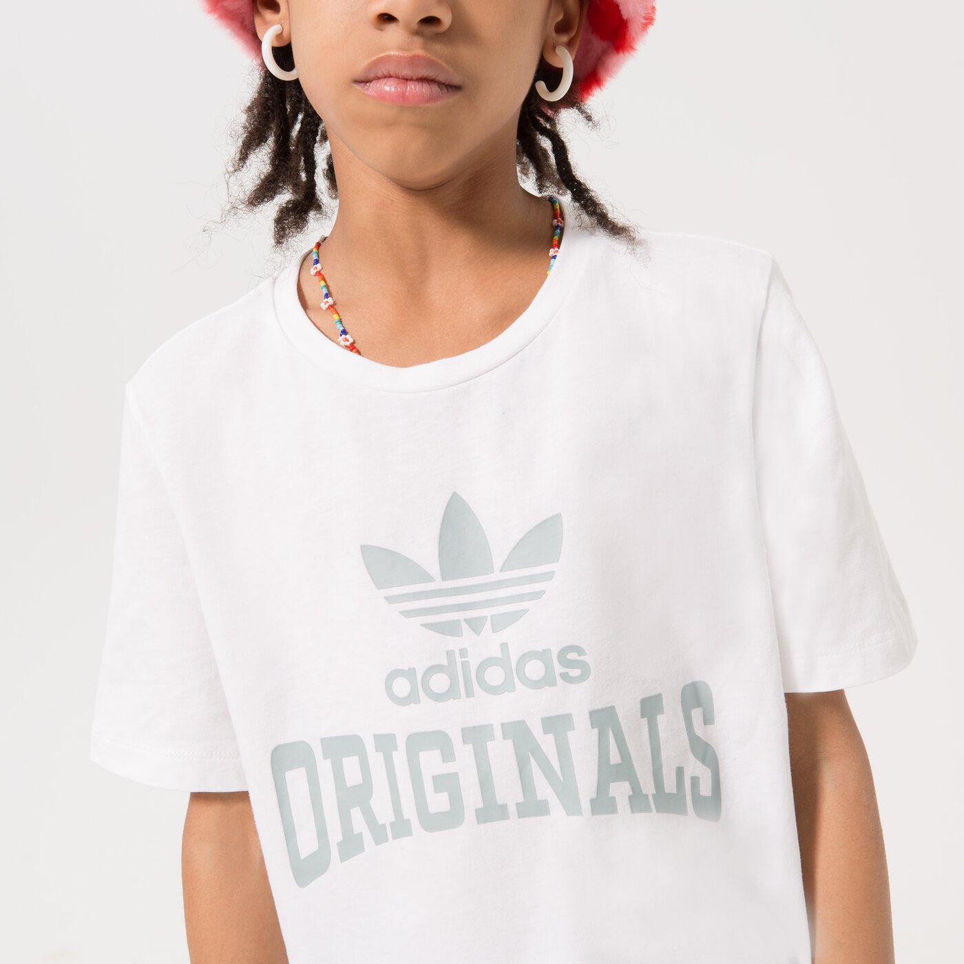 Adidas ТЕНИСКА Girl Hl6871 Детски Цвят бял Модни Тениски Дрехи Adidas в