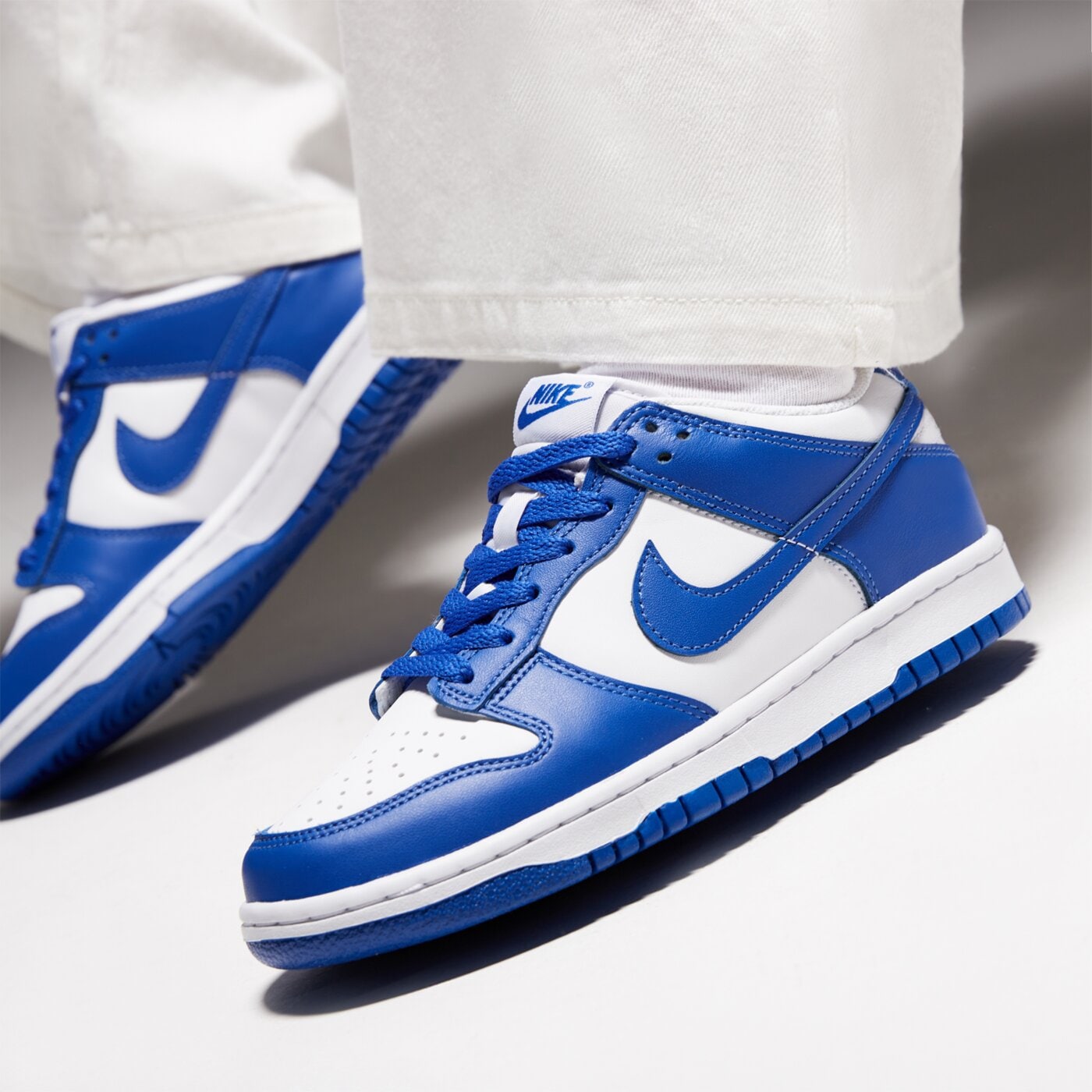 Детски маратонки NIKE DUNK LOW BG fb9109-131 цвят син