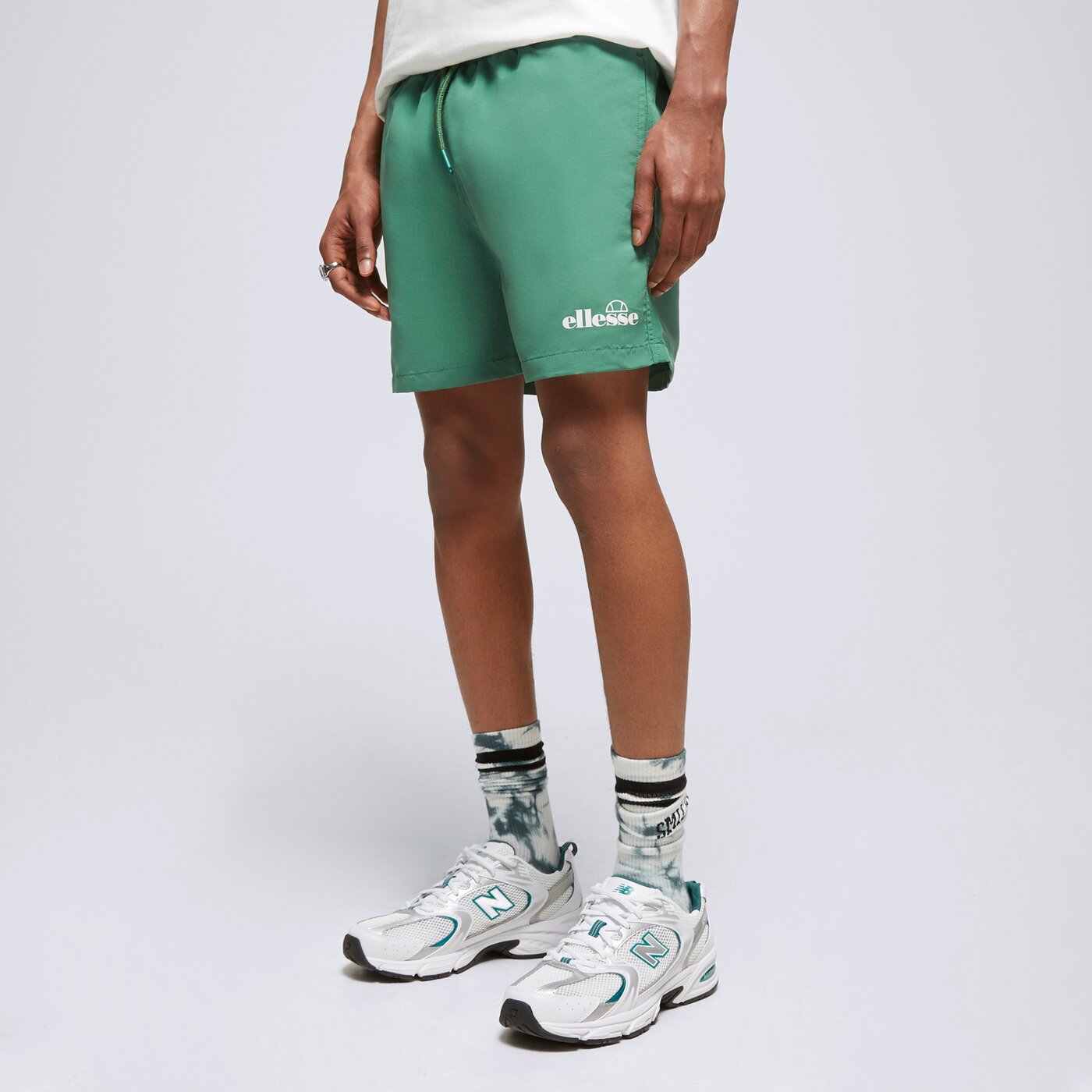 Мъжки къси панталони ELLESSE ШОРТИ LAMINA GREEN sgr16468503 цвят зелен