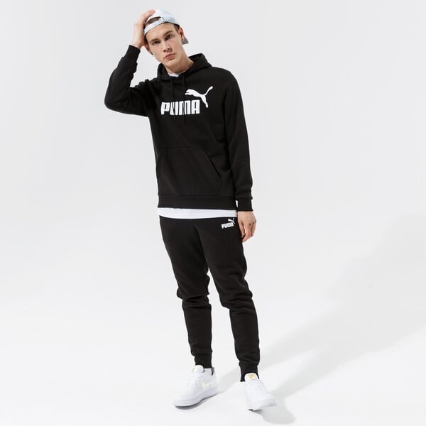 Мъжки панталони PUMA ПАНТАЛОНИ ESS LOGO PANTS FL CL - PUMA BLACK 58671401 цвят черен