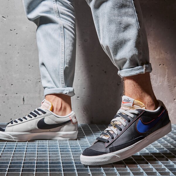 Мъжки маратонки NIKE BLAZER LOW '77 PRM dh4370-001 цвят черен